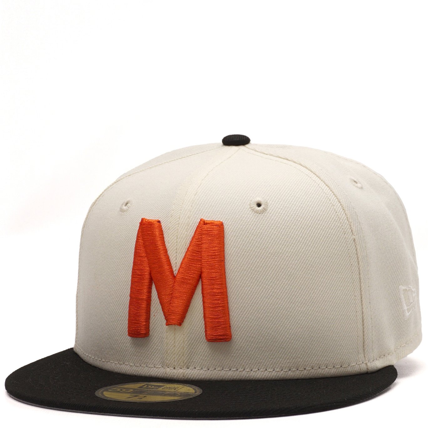 New Era Men's Milwaukee Bears 'Motor Pack' 59FIFTY Fitted Hat Cream Size 7 3/4 | MODA3