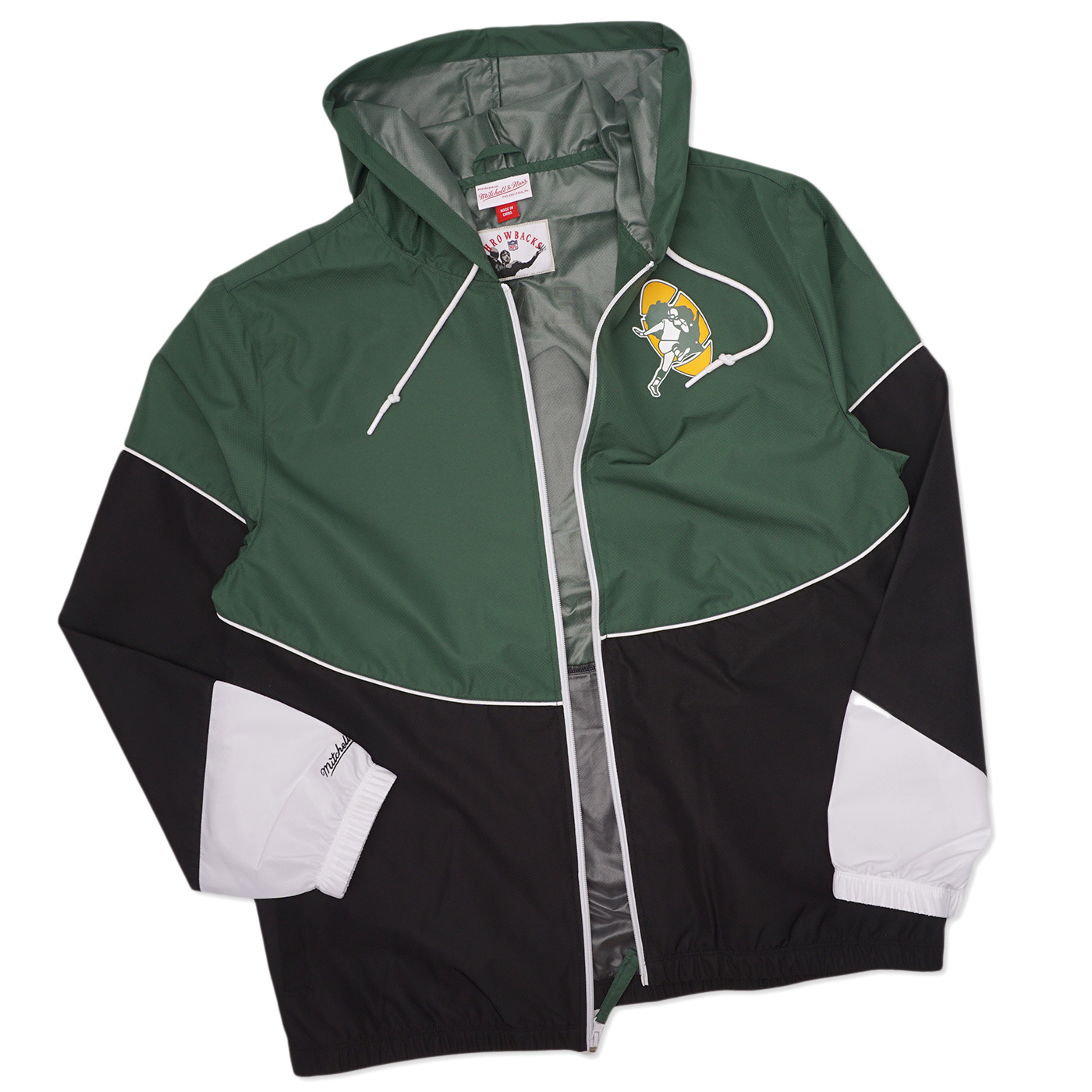 Mitchell & Ness Men's Packers Undeniable Jacket Green Size L | MODA3