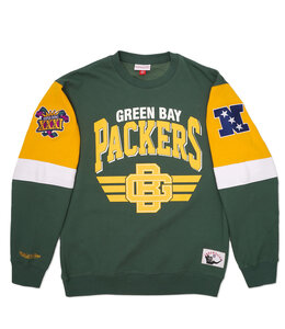 47 Brand Green Bay Packers Women's Take 2 Bonita Crewneck Sweatshirt - MODA3