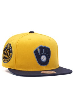 MITCHELL AND NESS BREWERS HOMETOWN SNAPBACK HAT