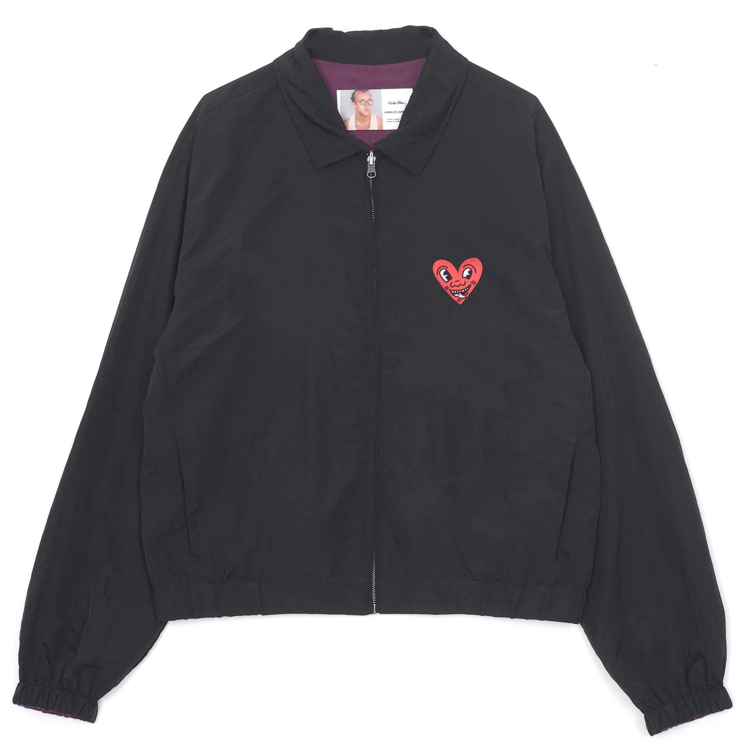 Jungles X Keith Haring Reversible Jacket - Black/Purple