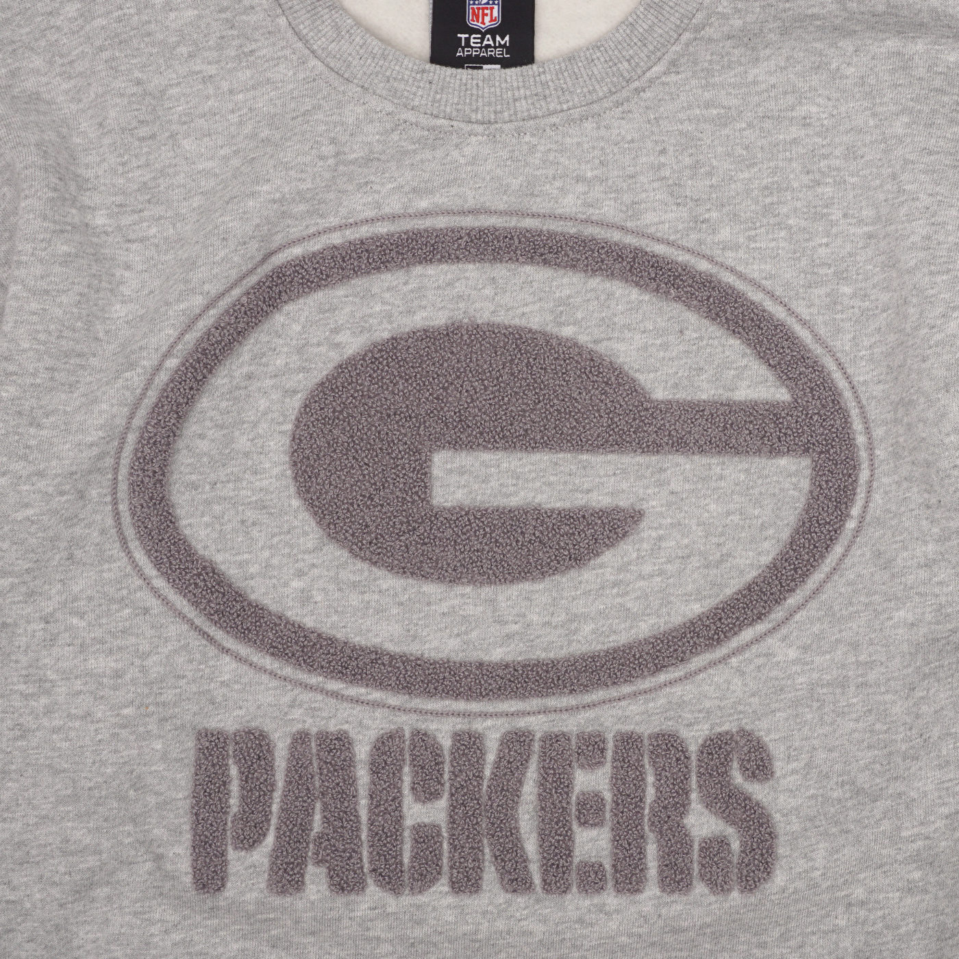 New Era Packers Women's Squeeze Crop Tee White Size L | MODA3