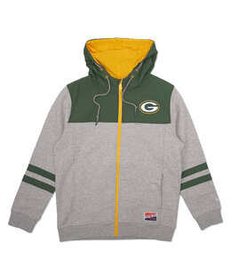 New Era Packers Ribbed Heavy Weight Pullover Hoodie