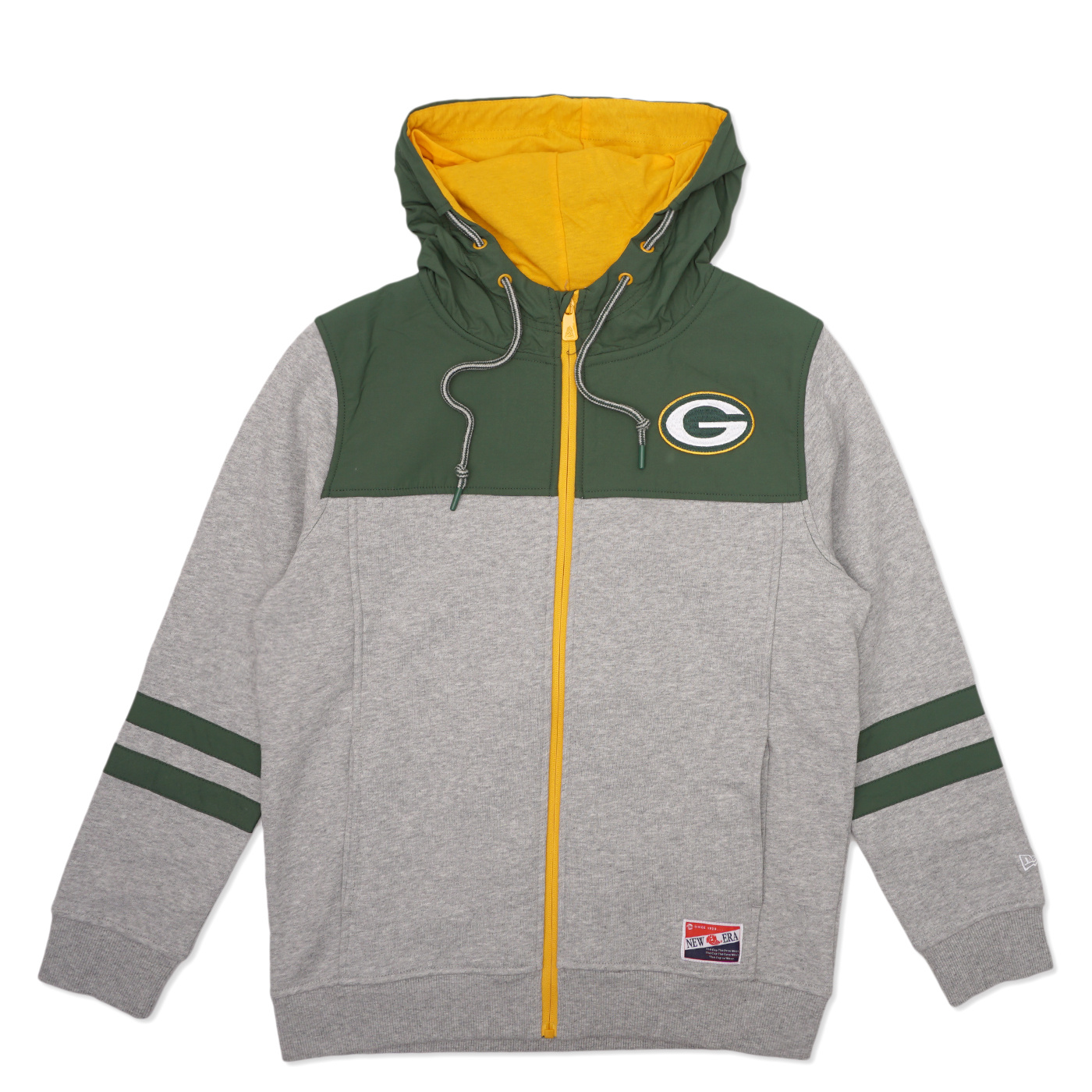 New Era Women's Green Bay Packers Team Graphic Long Sleeve Fleece Hoodie