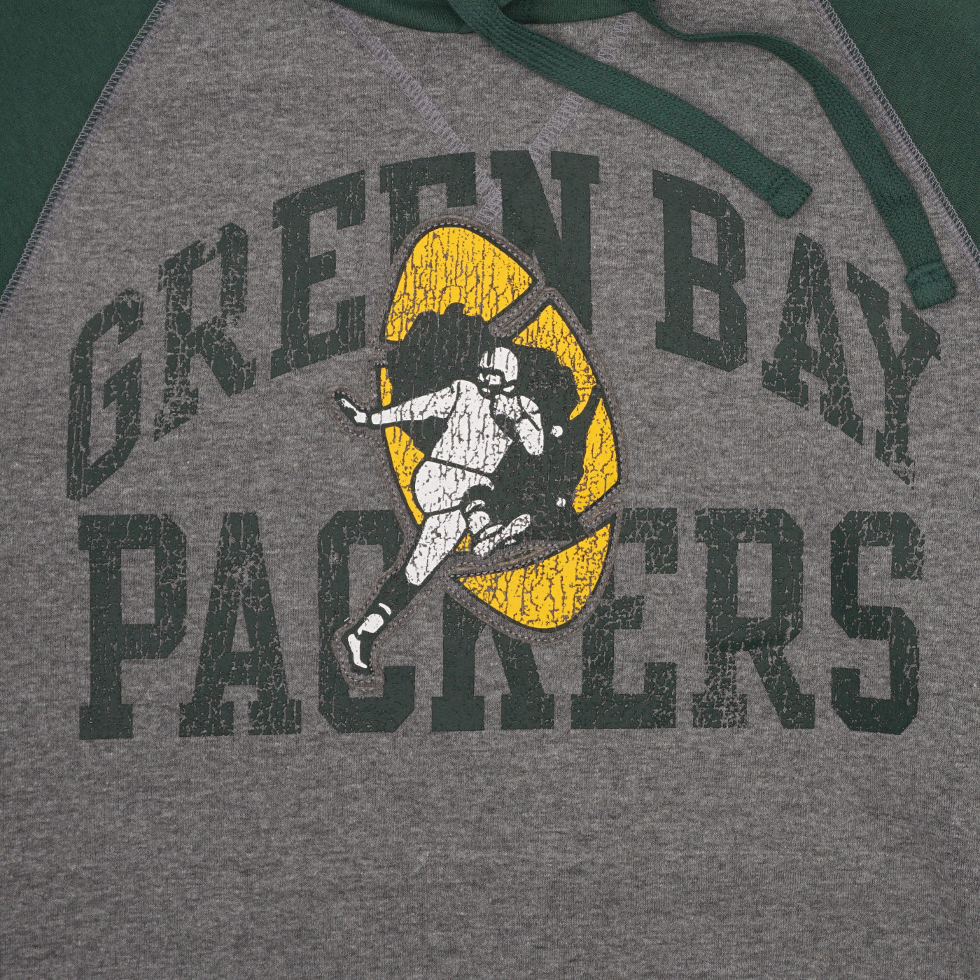 Fanatics Branded Packers Heritage Raglan Pullover Hoodie