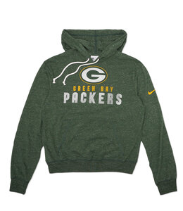 Green Bay Packers Outerstuff Green Youth Throwback Hooded Sweatshirt