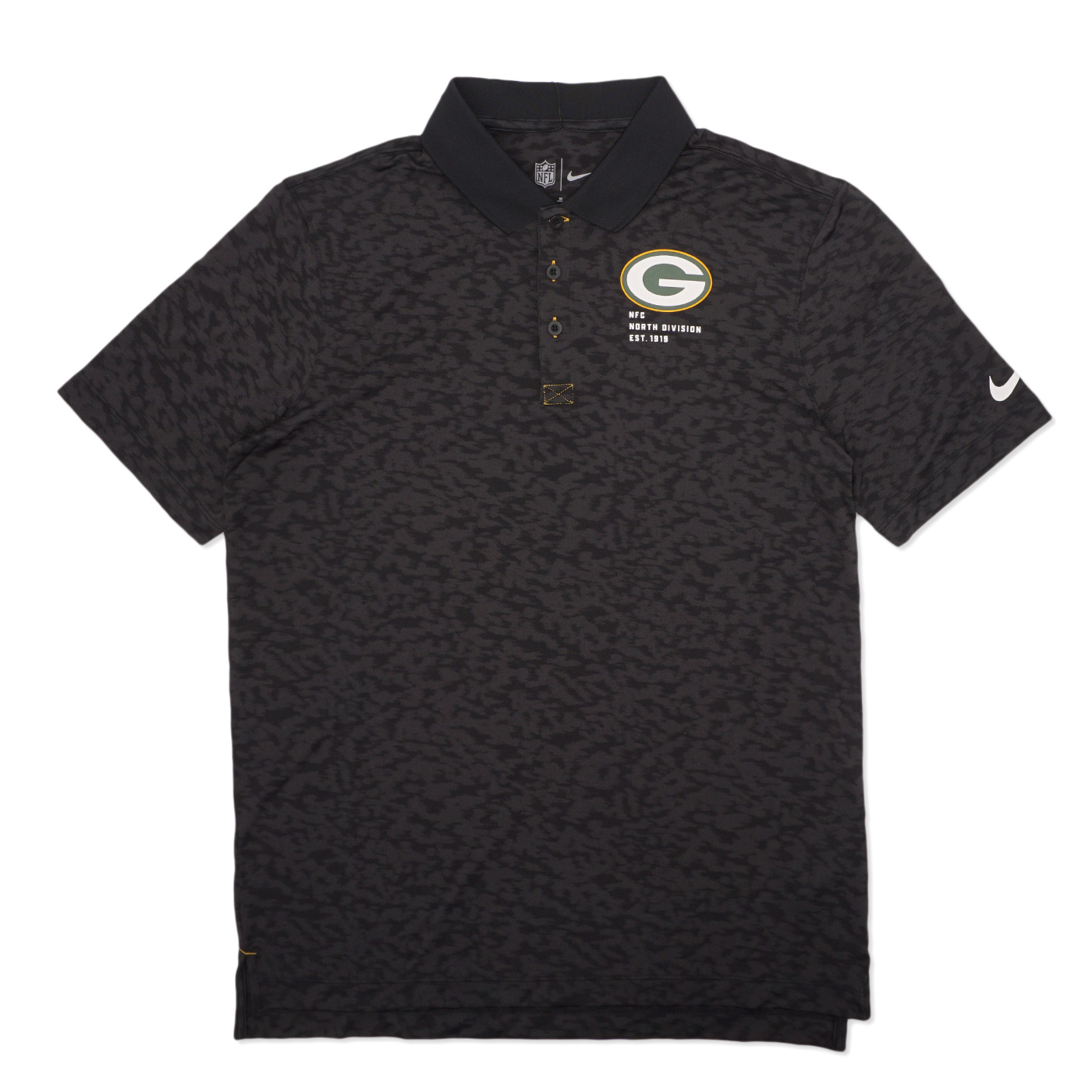 Nike NFL Green Bay Packers Nike Pacer Half Zip Black