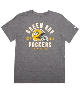 Green Bay Packers Nike Triblend Helmet T-Shirt - Mens