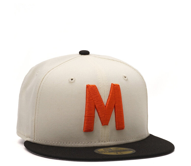 New Era Men's Milwaukee Bears 'Motor Pack' 59FIFTY Fitted Hat Cream Size 7 3/4 | MODA3