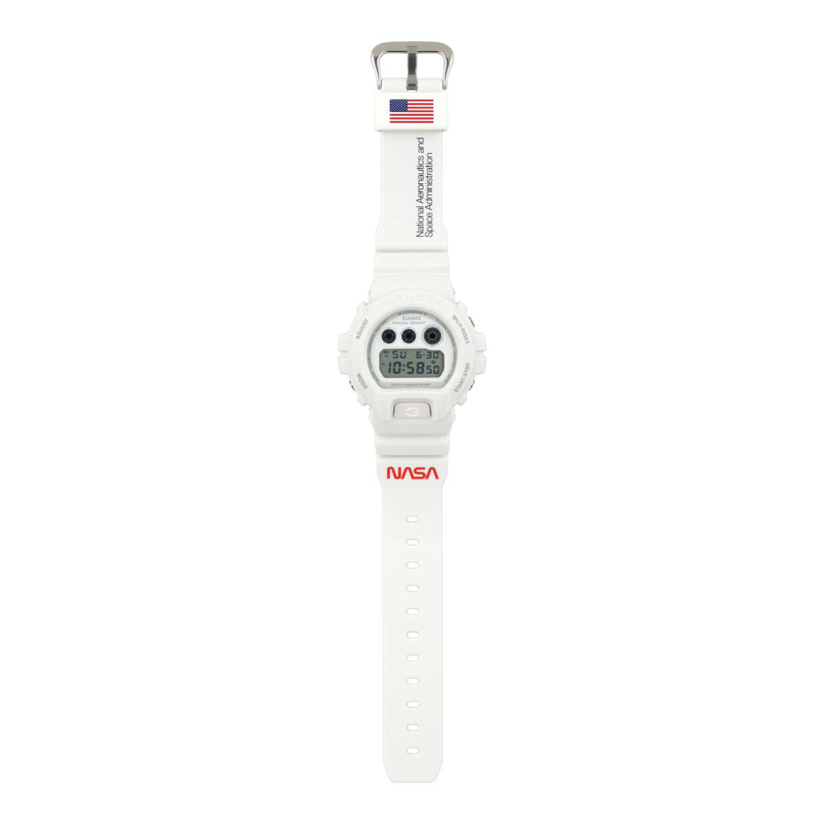 G-SHOCK DW6900NASA237 Watch - White - MODA3