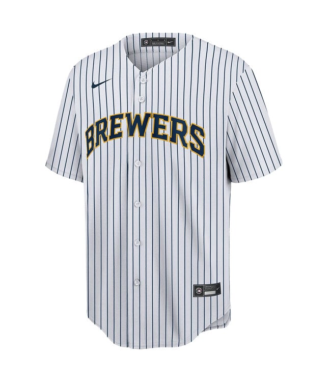 black and white brewers jersey