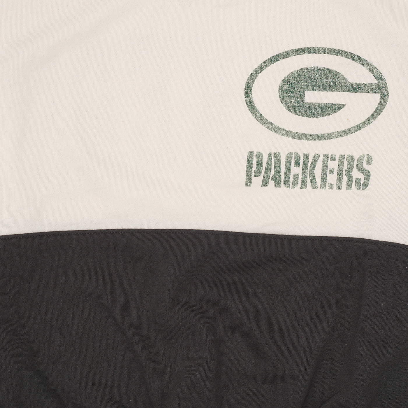 Green Bay Packers Women's 47 Brand Throwback Fleece Long Sleeve Shirt - Small