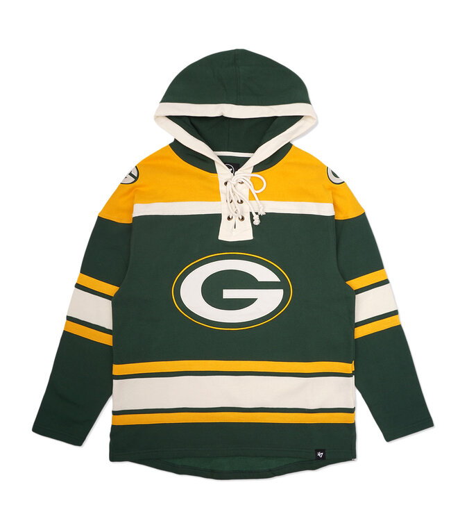 '47 BRAND Packers Superior Lacer Hoodie