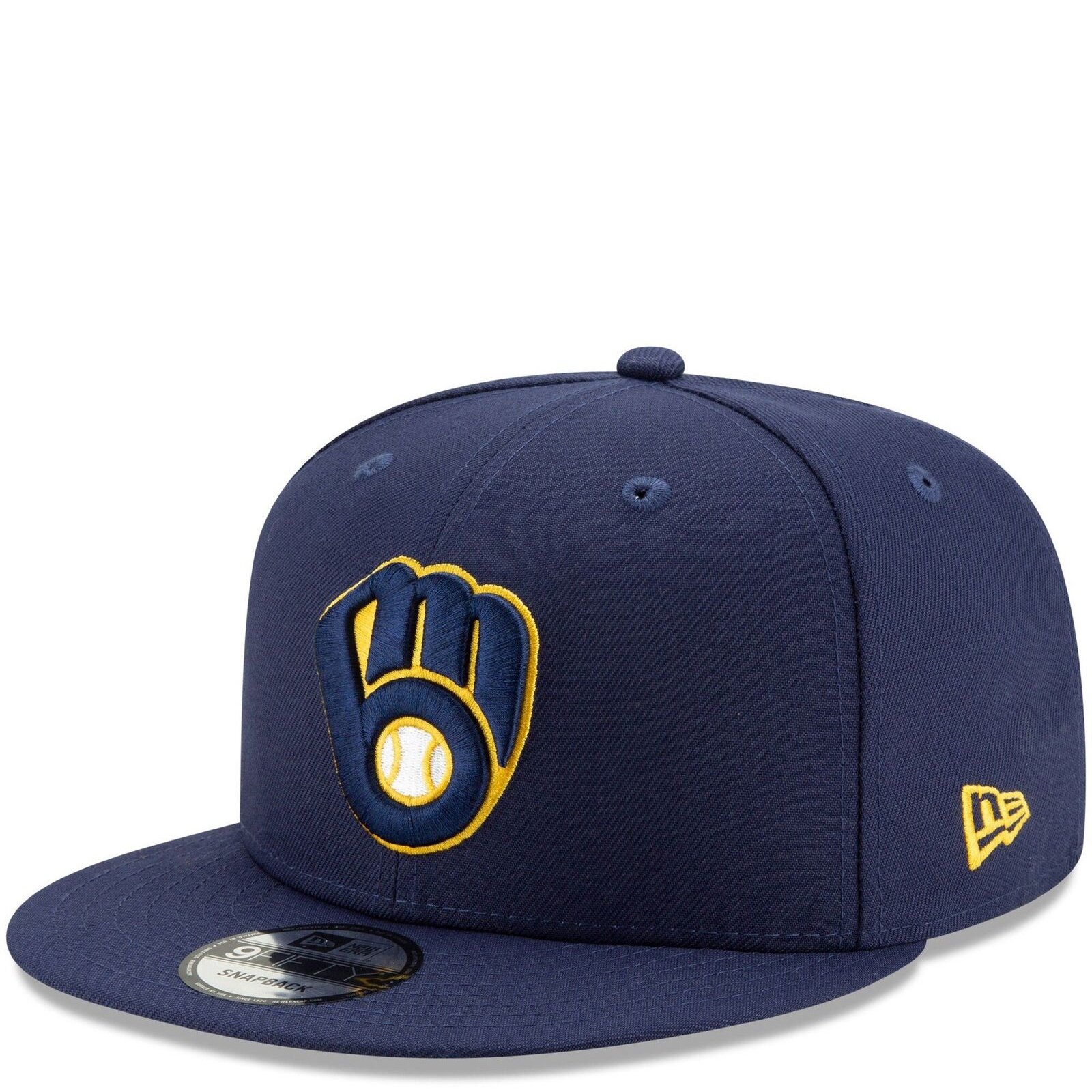 New Era Milwaukee Brewers '20 Basic 9Fifty Snapback Hat - Navy