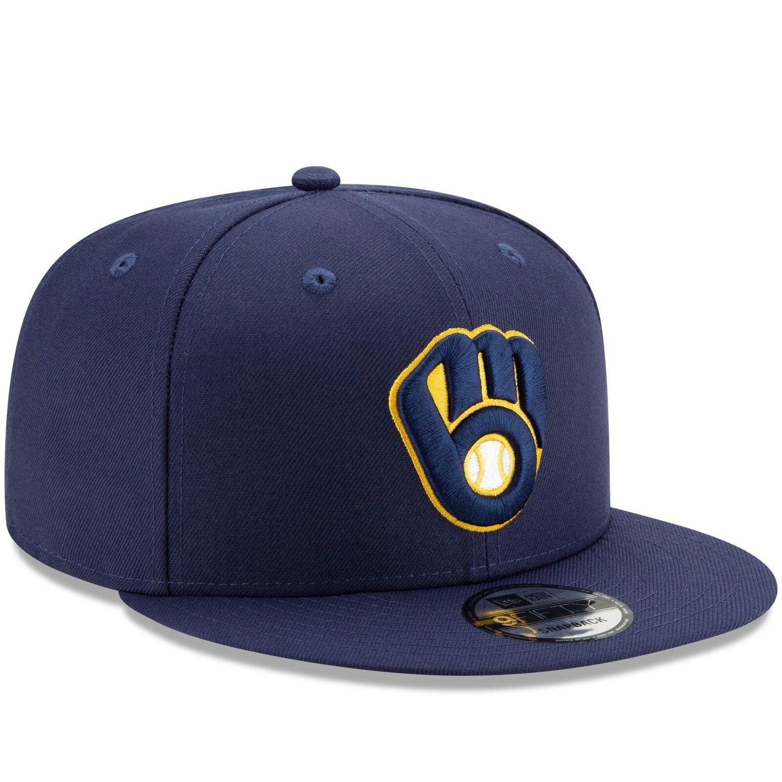 47 Men's Milwaukee Brewers Navy Burgess Trucker Hat