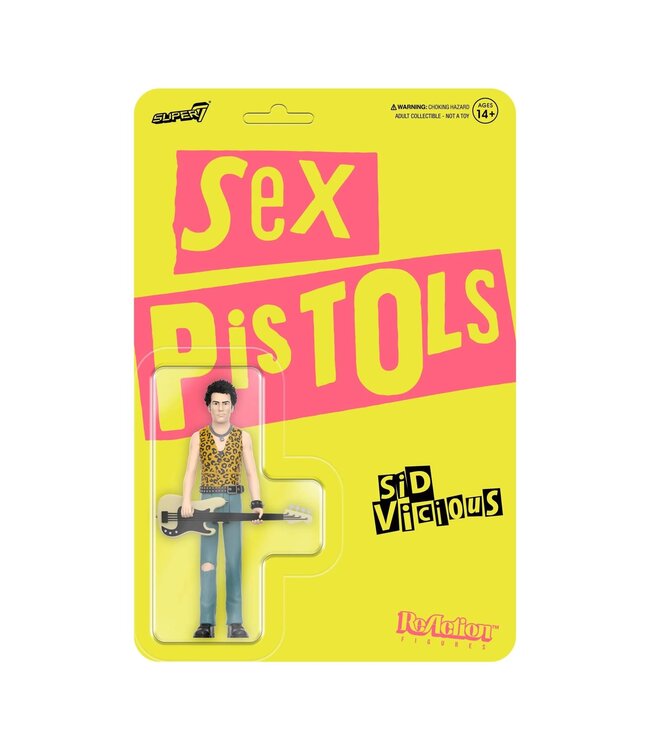 SUPER7 Sex Pistols ReAction Figure - Sid Vicious