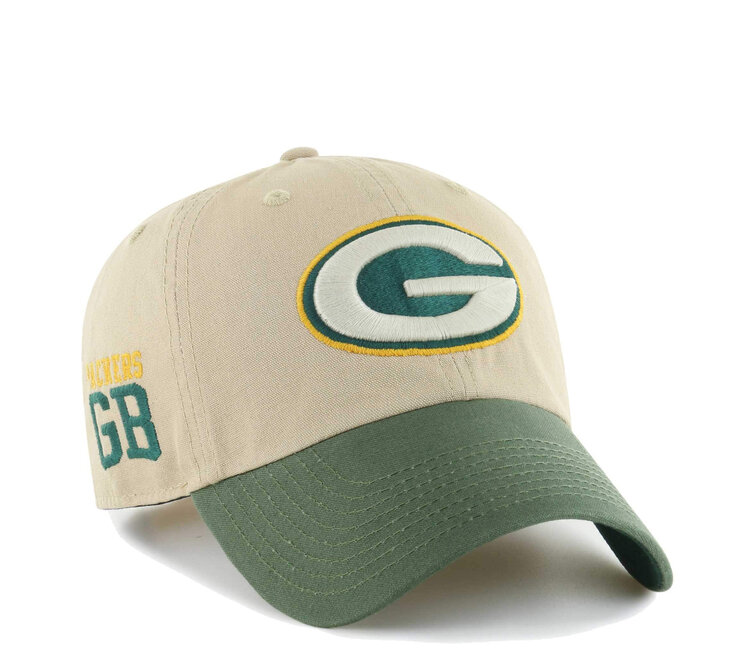 47 F-ASHFD12LAP-KH GREEN BAY PACKERS ASHFORD CLEAN UP HAT