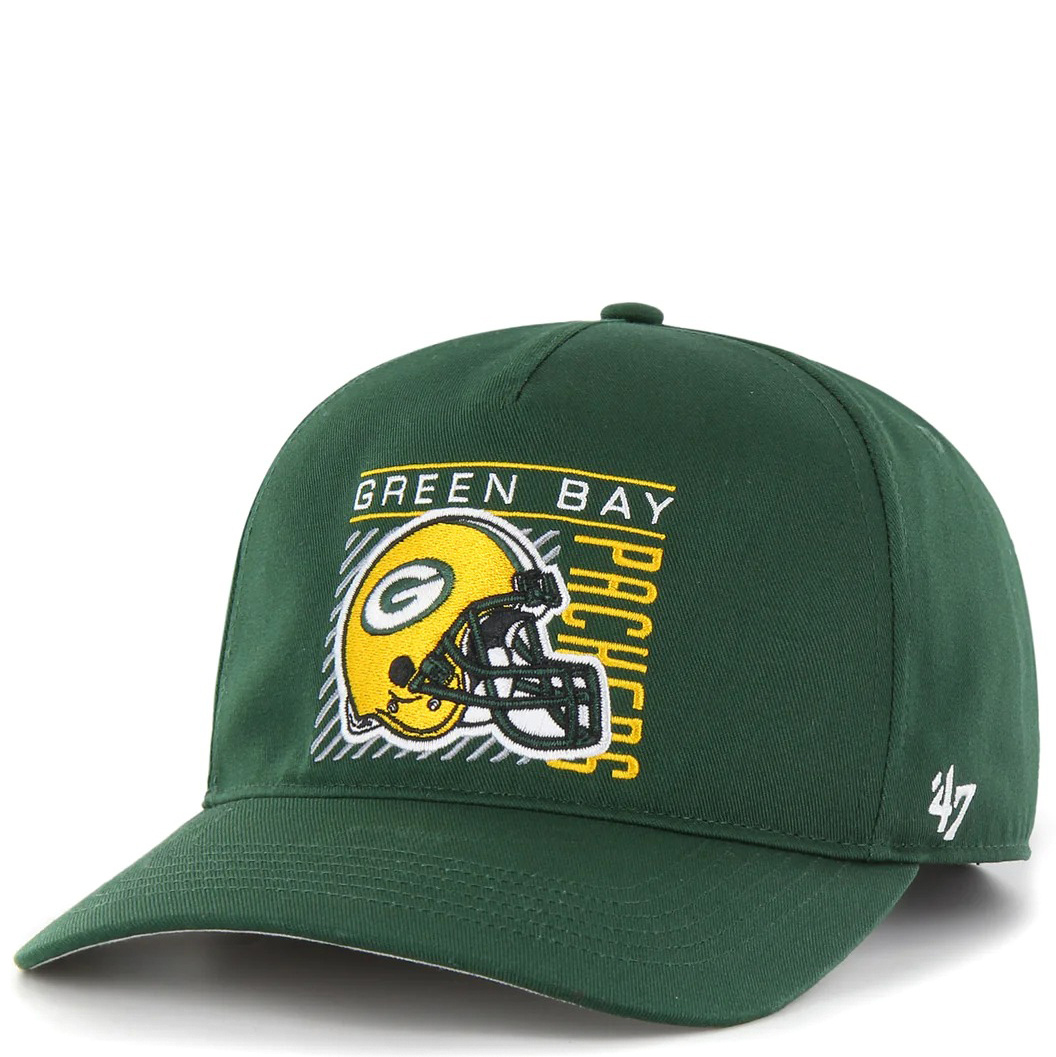 47 Brand Packers Reflex Hitch Snapback Hat Green Size Os | MODA3
