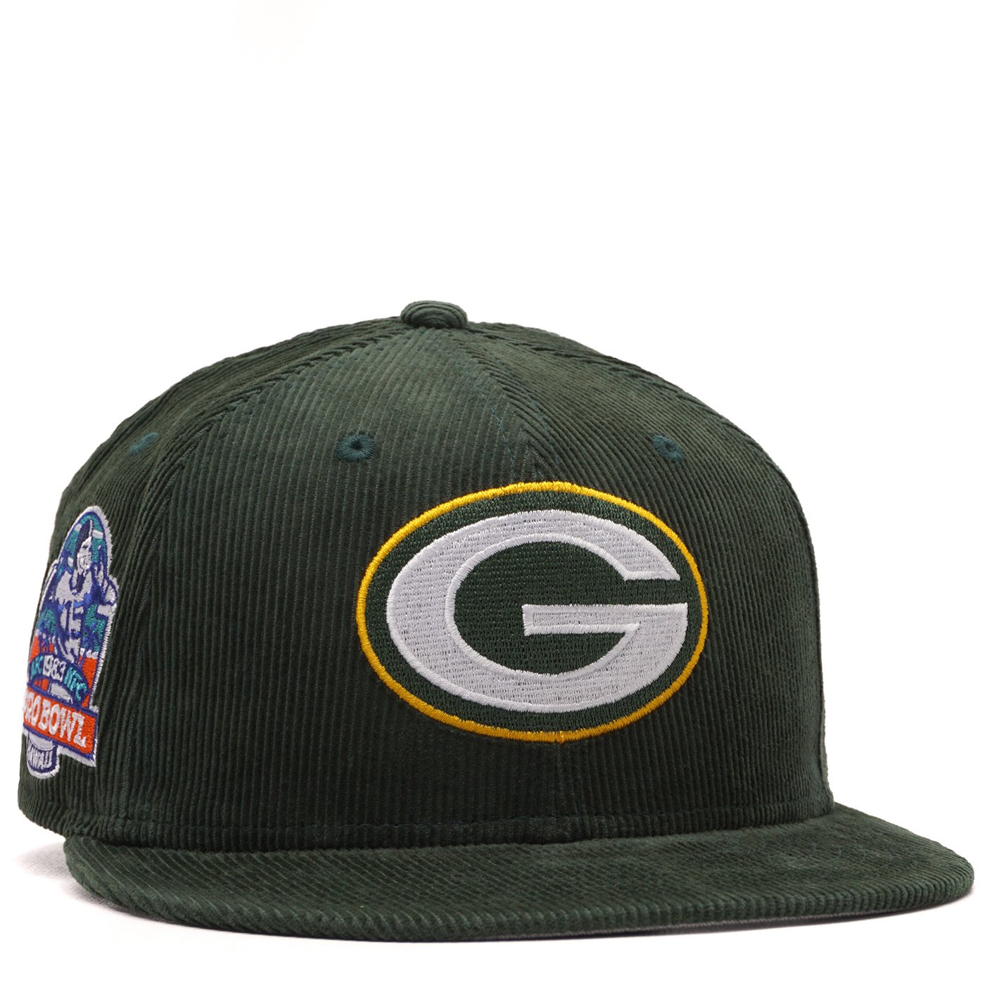 New Era Green Bay Packers Throwback Cord 59Fifty Fitted Hat - Green