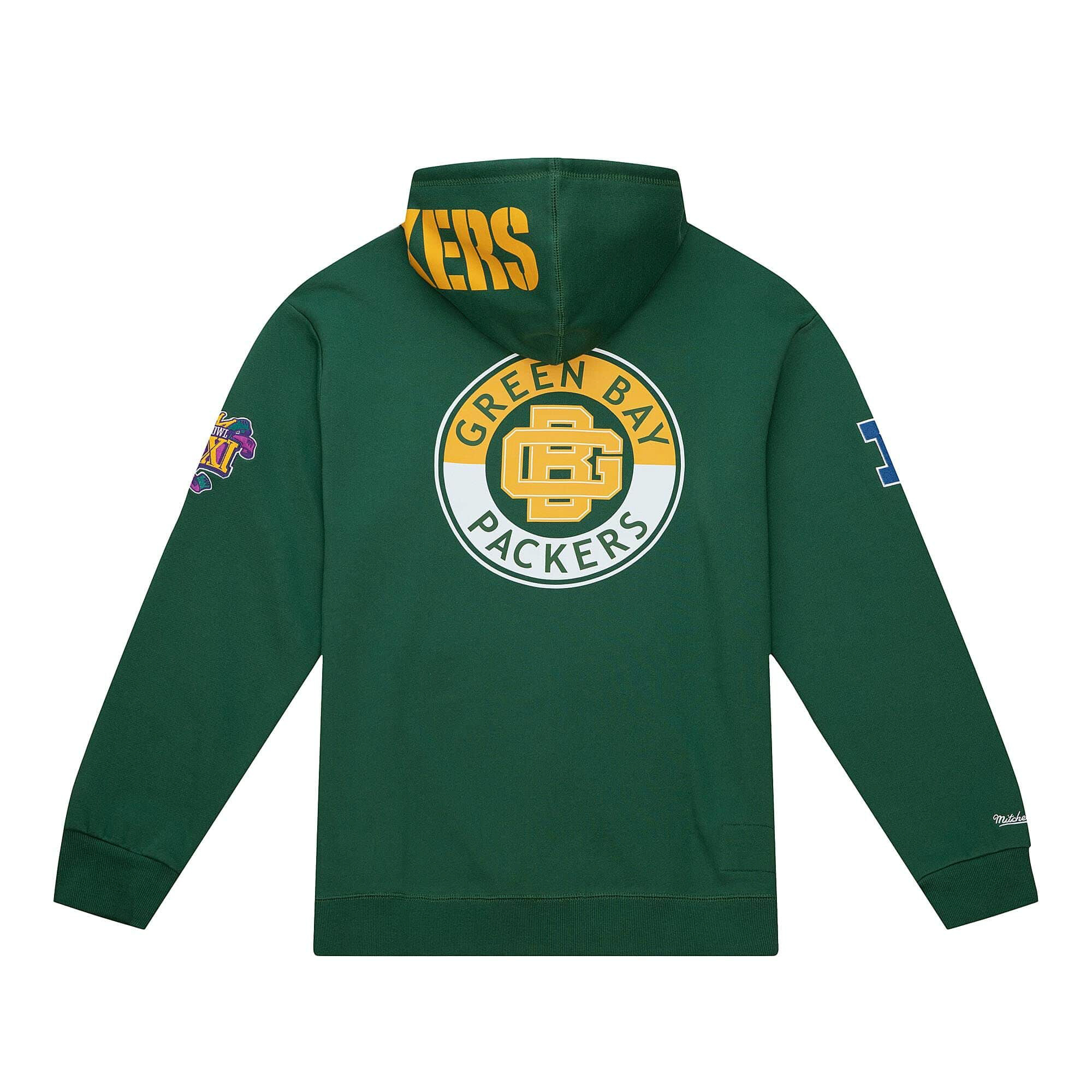 Mitchell & Ness Green Bay Packers City Collection Hoodie - Green 