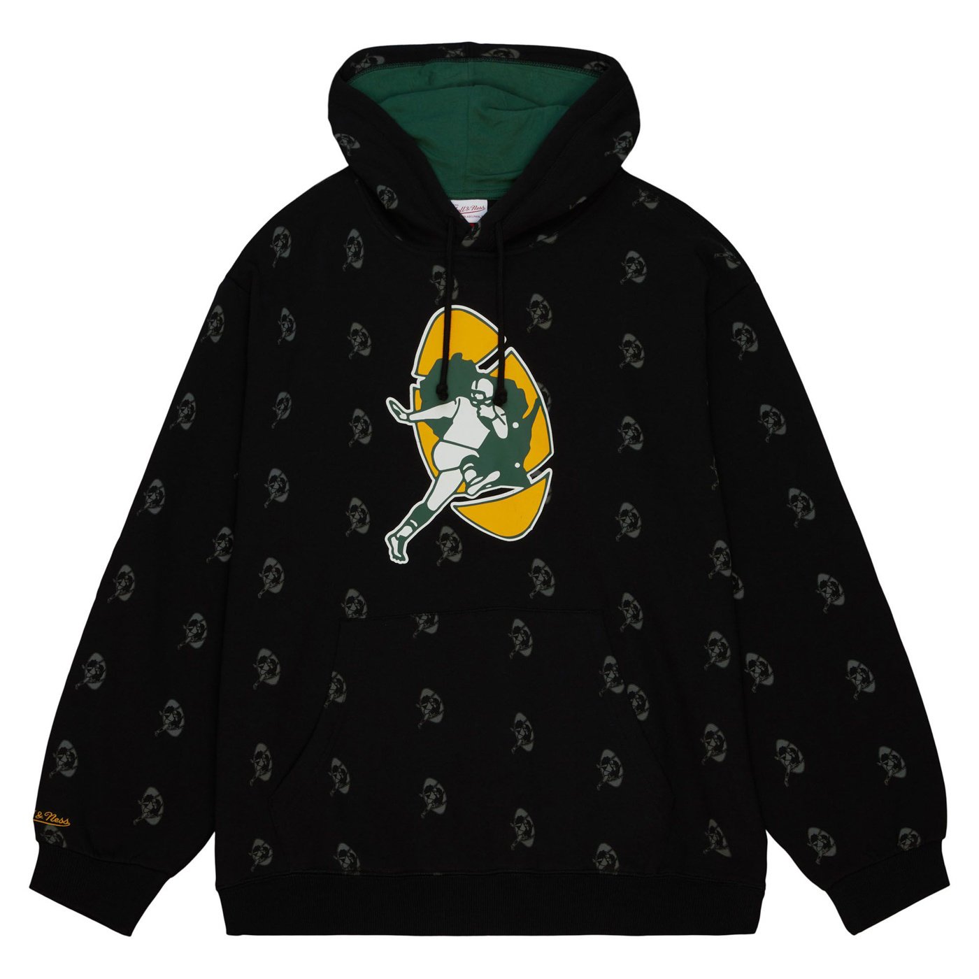 Green Bay Packers Nike Club Rewind Crewneck Small Green