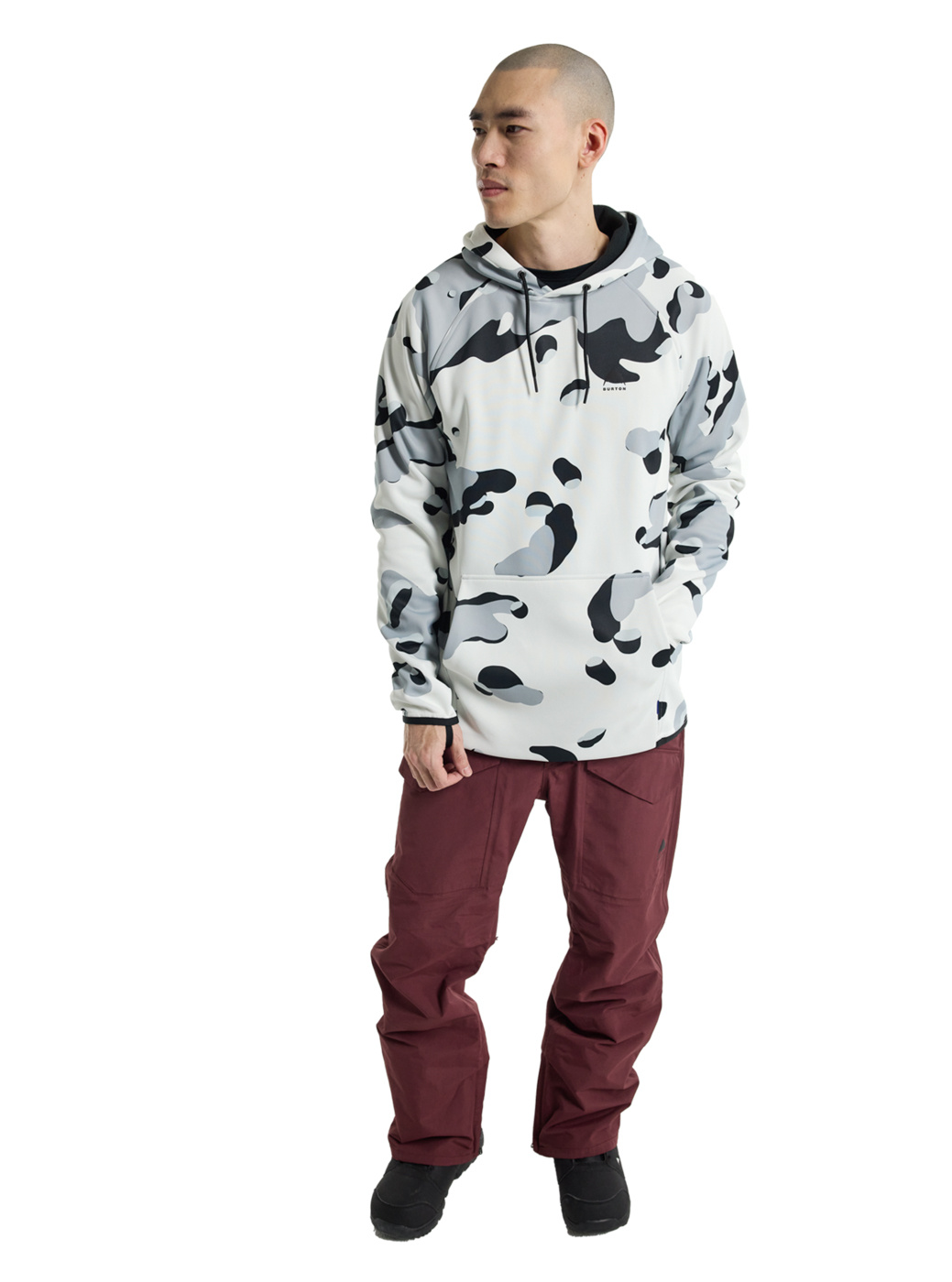 Burton shop camo hoodie