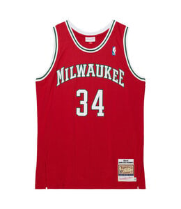 MITCHELL AND NESS BUCKS GIANNIS '14-15 AUTHENTIC HOME JERSEY