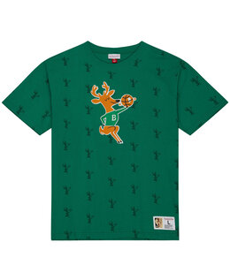 MITCHELL AND NESS BUCKS ALL OVER PRINT TEE