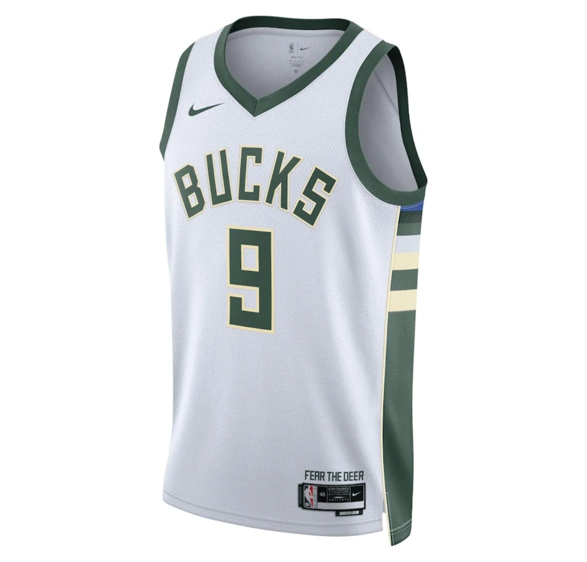 Nike 2022 Icon Edition Bobby Portis Jr Milwaukee Bucks T-Shirt / Large