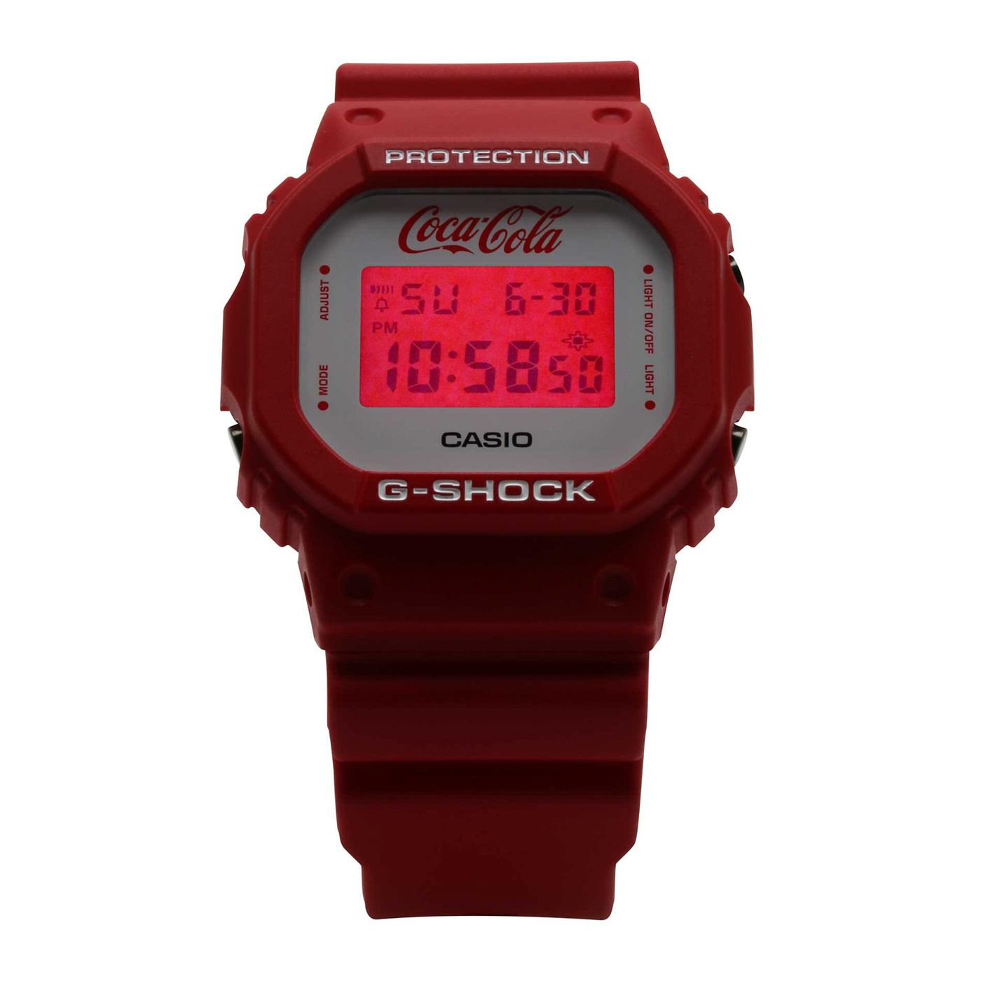 Casio G-Shock DW5600 Coca-Cola (Digital Red) DW5600CC23-4 – Rock City Kicks