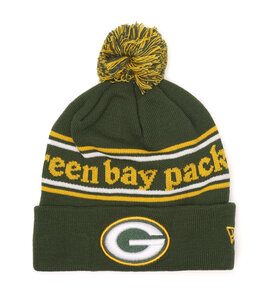 NEW ERA PACKERS MARQUEE KNIT POM BEANIE