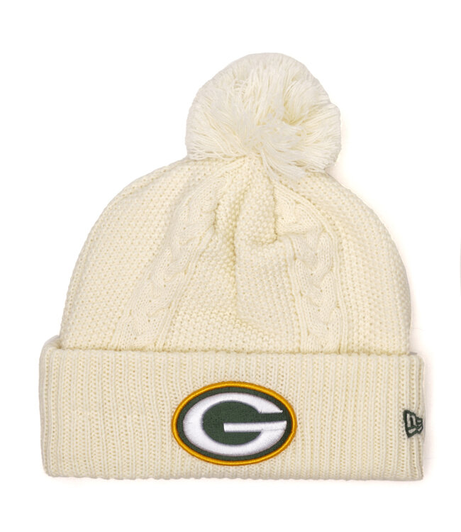 NEW ERA Packers Women's Cabled Cozy Knit Beanie