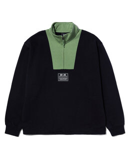 HUF HARRISON 1/4 ZIP FLEECE PULLOVER