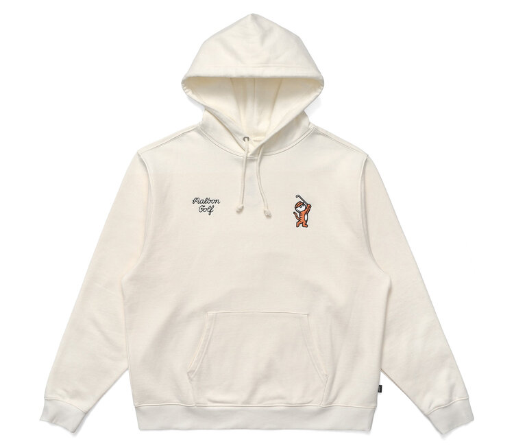 Malbon Golf Tiger Buckets Pullover Hoodie - Natural - MODA3