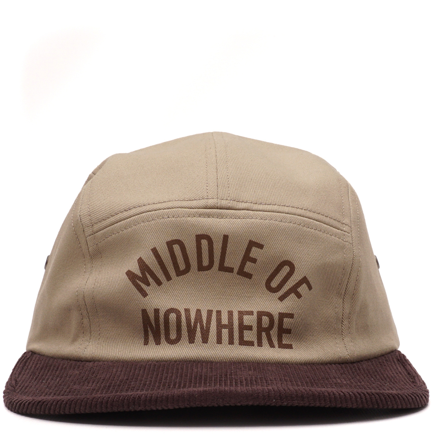 Autumn Corduroy Snapback Hat - Brown - MODA3