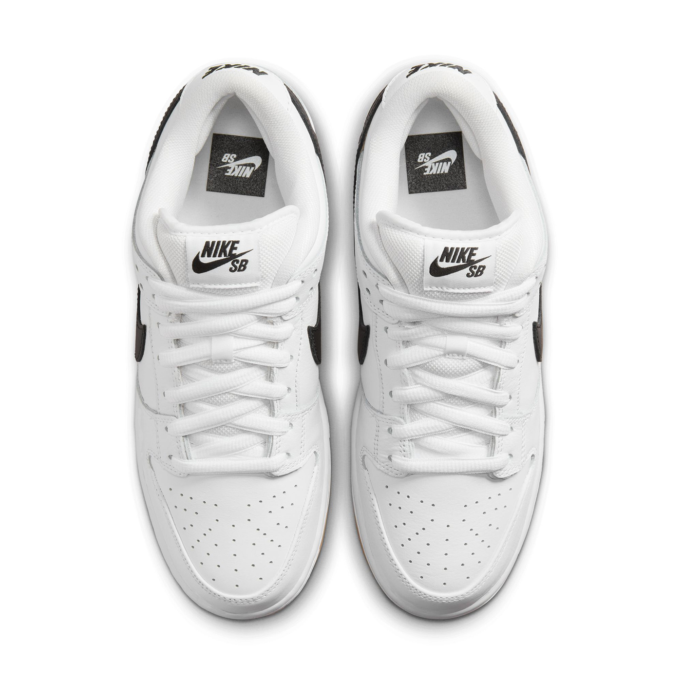 Nike SB Dunk Low Pro - White/Black-Gum Light Brown - MODA3