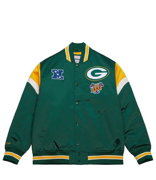MITCHELL AND NESS Packers Heavyweight Satin Jacket