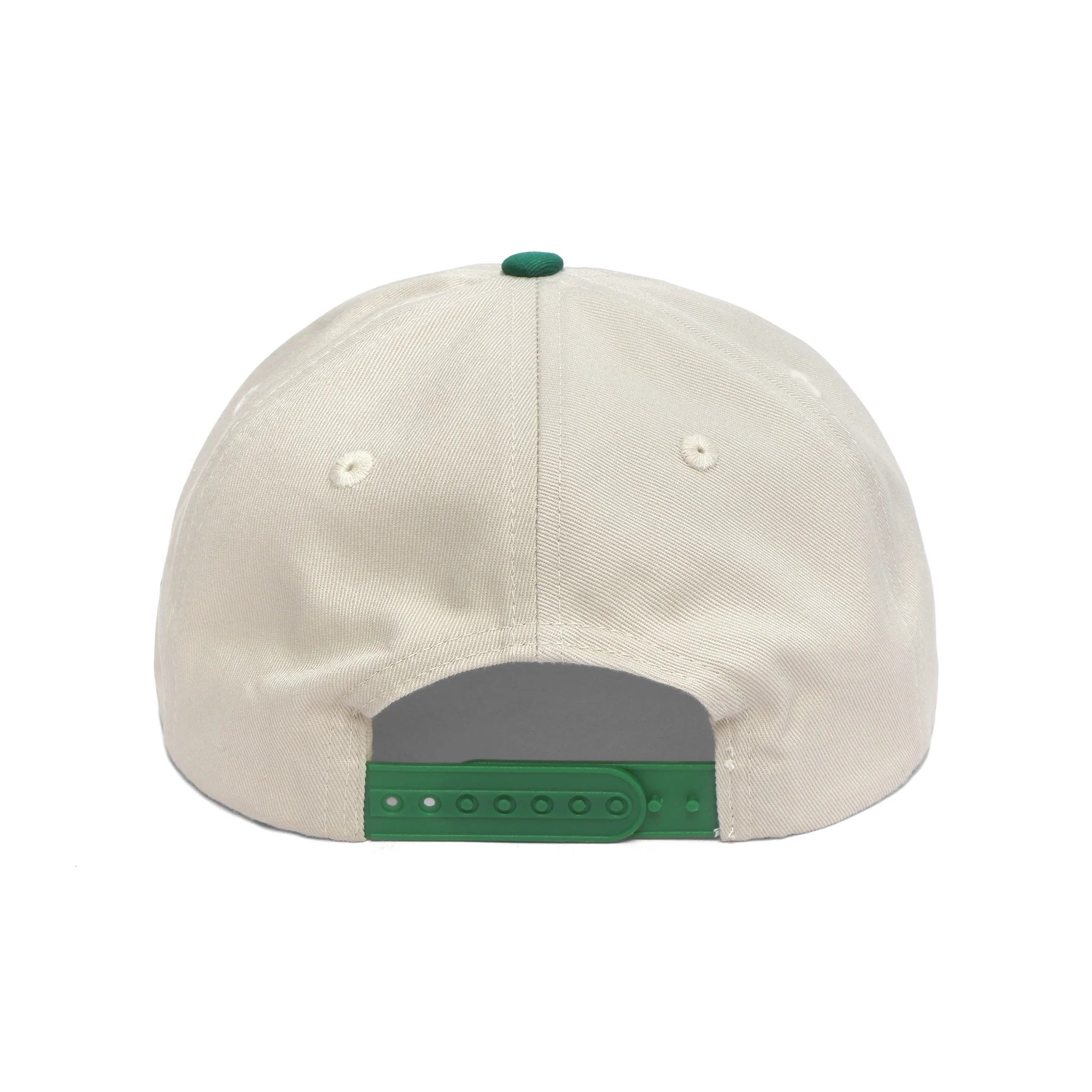 Malbon Golf Umbrella Buckets Snapback Hat - Cream/Green - MODA3