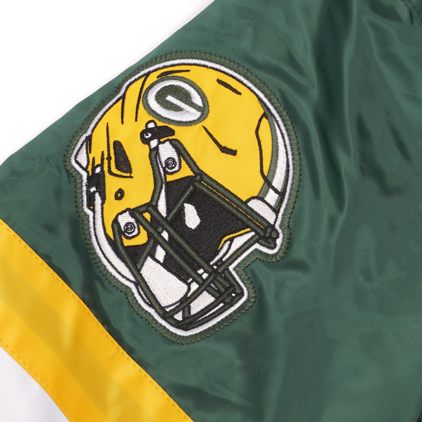 Tradition Green Bay Packers Varsity Satin Jacket