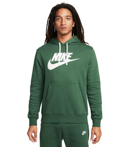 Nike Club Graphic Pullover Hoodie - Charcoal Heather - MODA3
