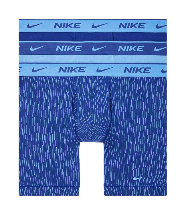 Nike Dri-Fit Essential Cotton Boxer Brief 3-Pack - Rain Print - MODA3