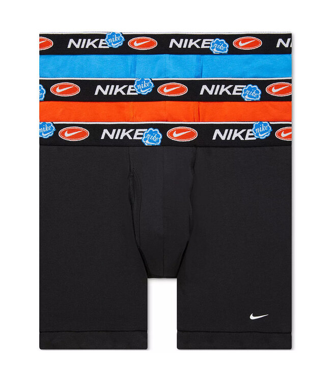 Buy Nike Everyday Cotton Stretch Trunk Boxer Shorts 3 Pack Men  Multicoloured online