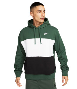 NIKE CLUB COLOR BLOCK PULLOVER HOODIE