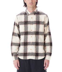 OBEY ADRIAN CORDUROY PLAID SHIRT