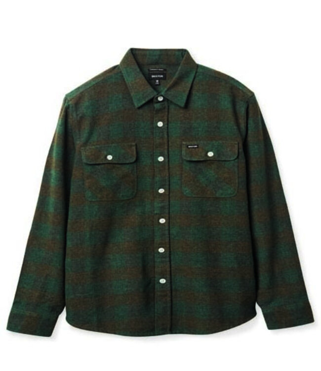 BRIXTON Bowery Flannel Button Down Shirt