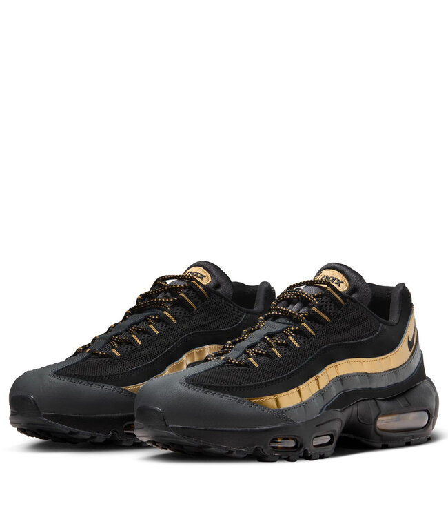 black white gold air max 95