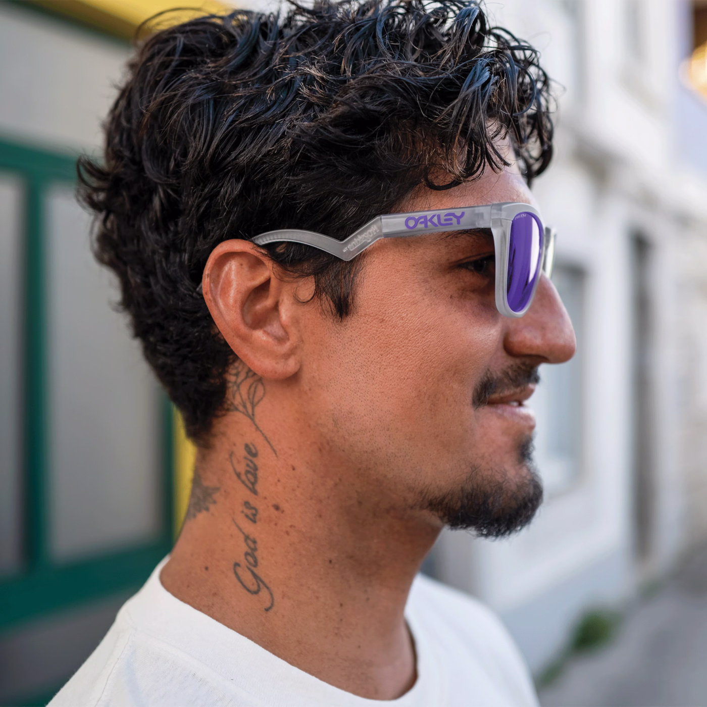 Oakley Frogskins Hybrid Sunglasses - Matte Lilac/Violet - MODA3