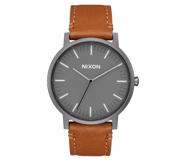 Custom Nixon Sentry Leather Watch | Corporate Gifts | Clove & Twine