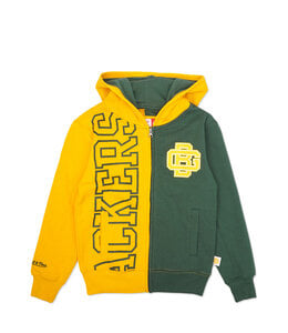 MITCHELL AND NESS PACKERS YOUTH FULL ZIP HOODIE