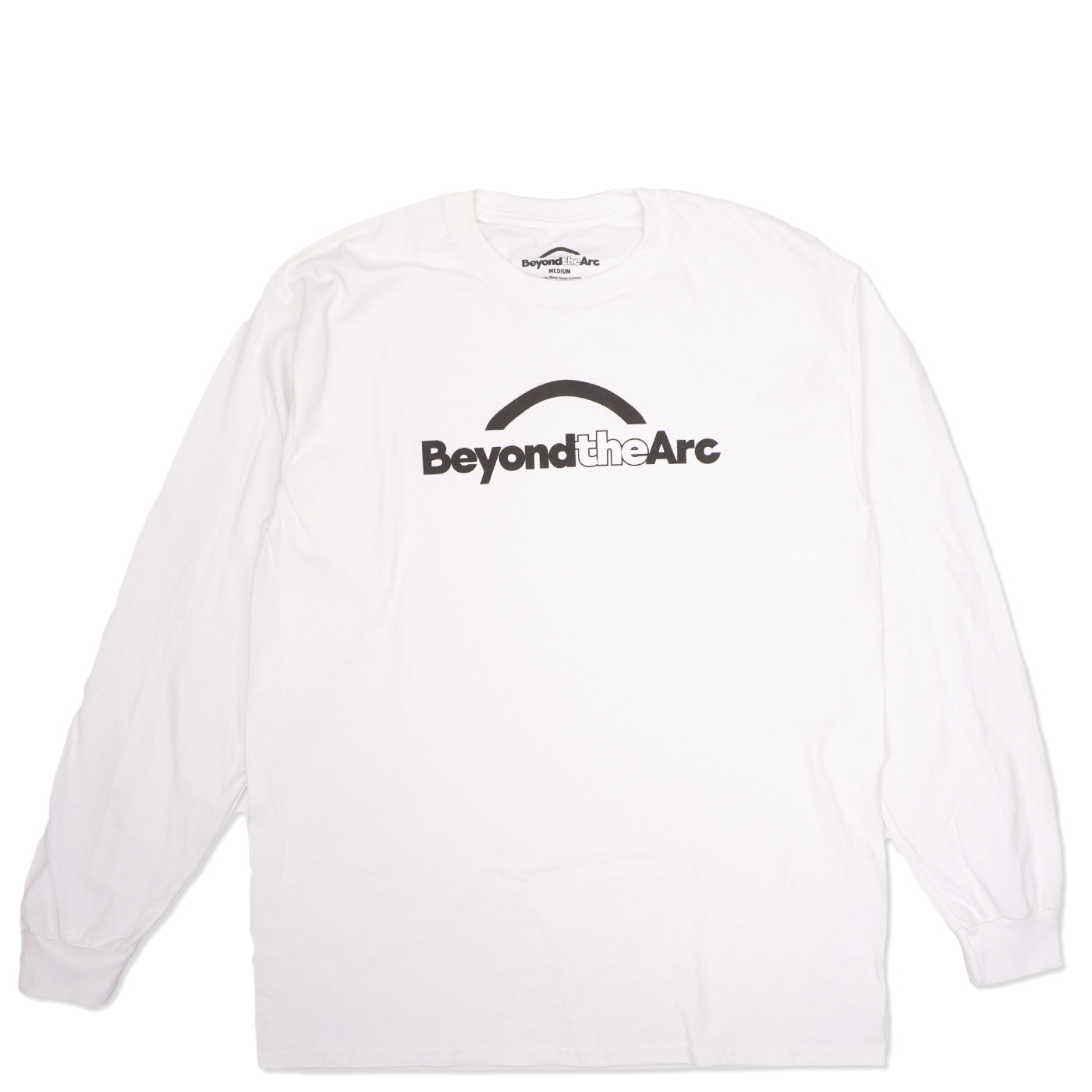 MODA3 Beyond The Arc Logo Long Sleeve T-Shirt - White